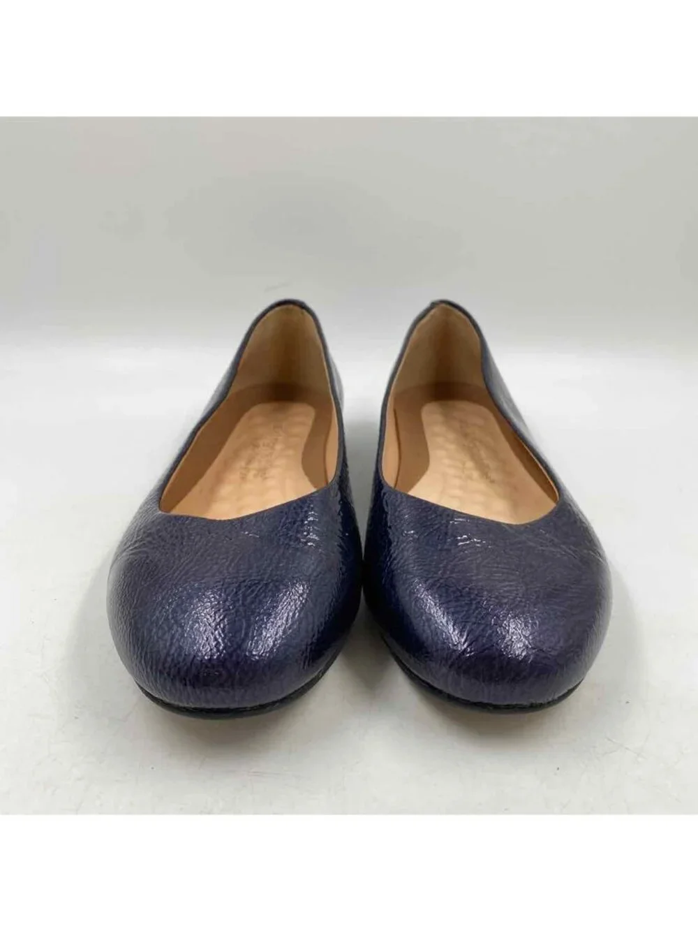 Walking Cradles Leather Women's Shoe Size 7 indigo Textured Flats